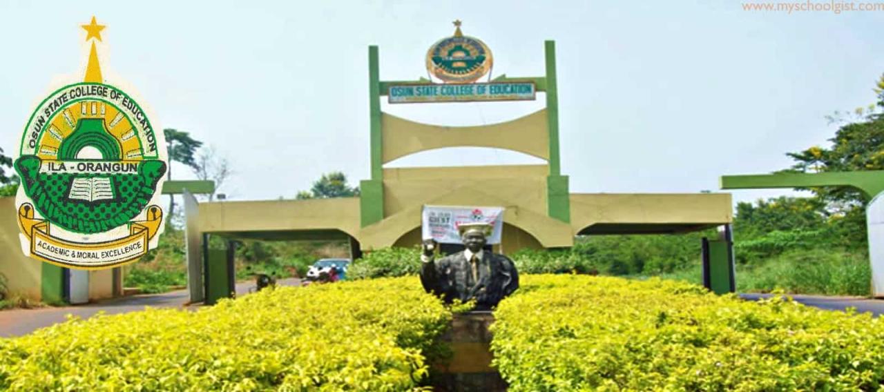 OSCEILA in Affiliation with EKSU Admission List 2022/2023