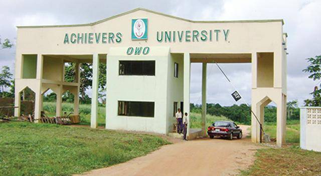 Achievers University Owo, AUO loses vice-chancellor