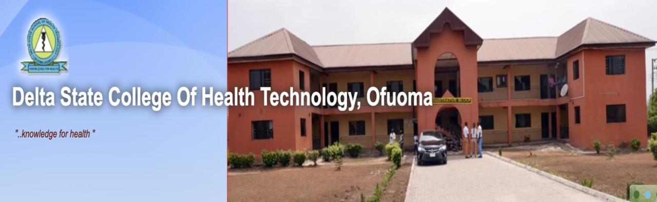 Delta State College of Health Tech Admission Form 2023/2024