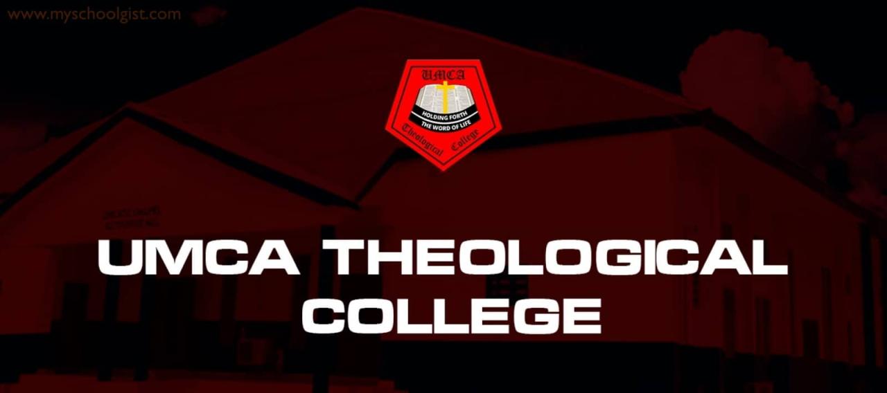 UMCA Theological College Admission Form 2023/2024