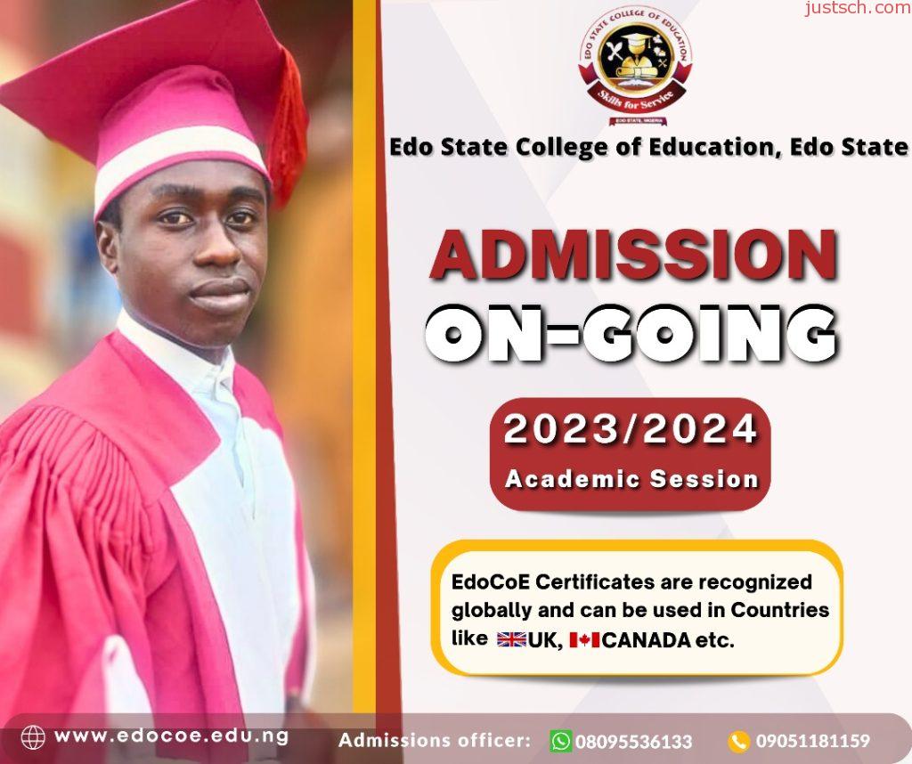 EDOCOE Pre-NCE Admission Now Open for 2023/2024