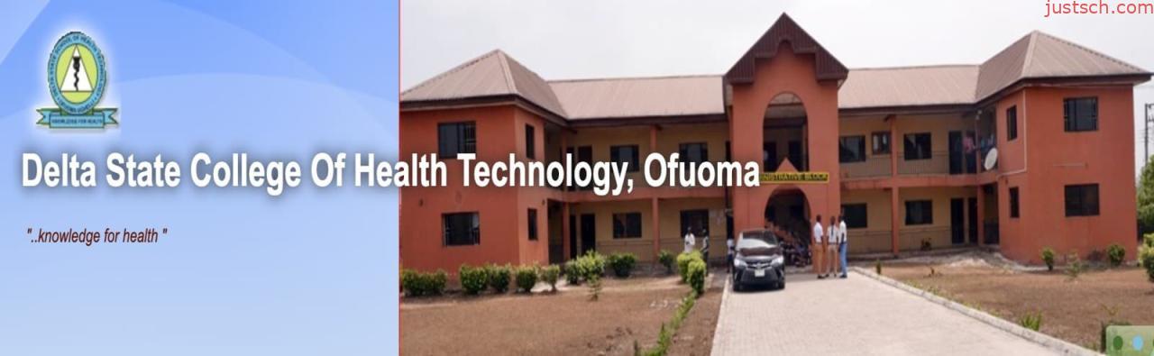 Delta State College of Health Tech Admission Form 2023/2024